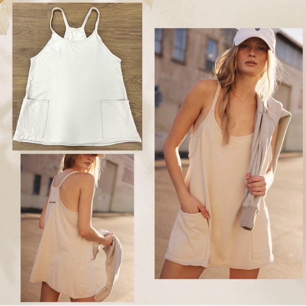 FP Movement by Free People Hot Shot Mini Dress in Bamboo